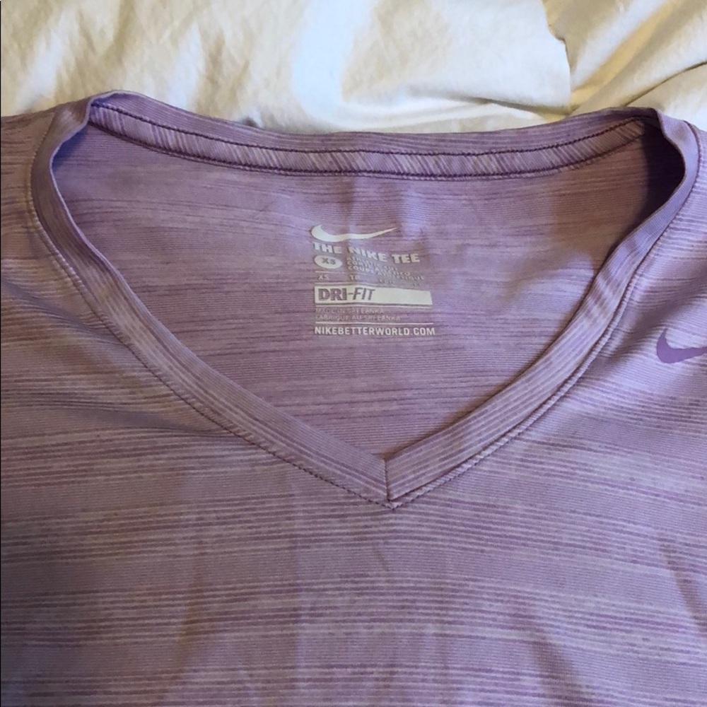 Nike dry-fit v-neck tee